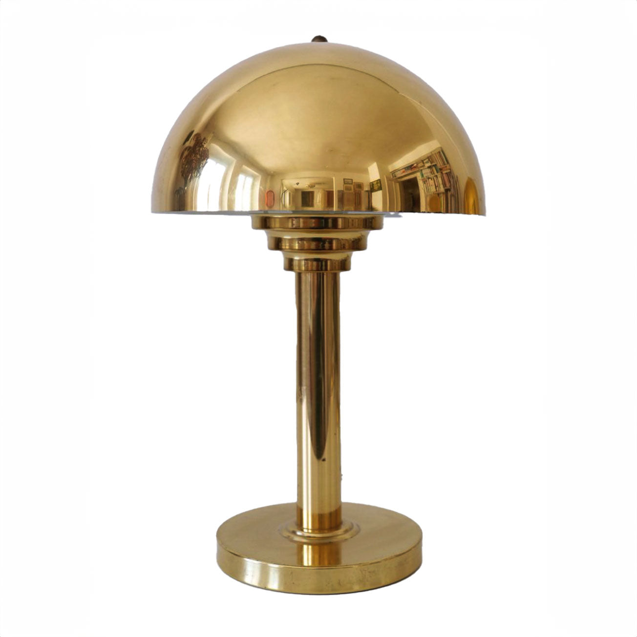 Brass Dome Lamp by WSB Germany, 1970s