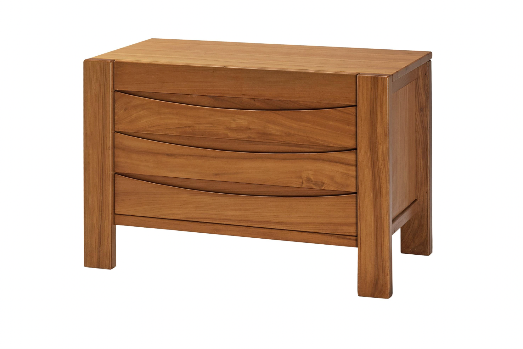 Maison Regain Chest of Drawers in Solid Elm, French 1970's