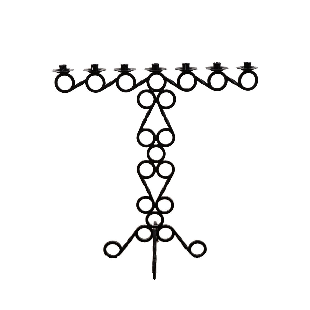 Large Cast Iron Candelabra, Sweden