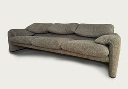 Three seater Maralunga Sofa by Vico Magistretti for Cassina