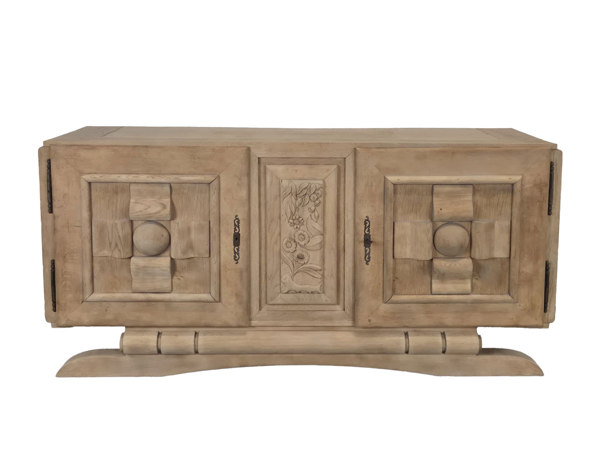 Art Deco French Brutalist Sideboard, 1930's