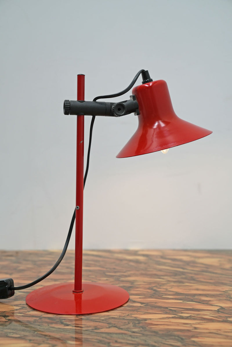 Enameled Desk Lamp Danish, 1960's