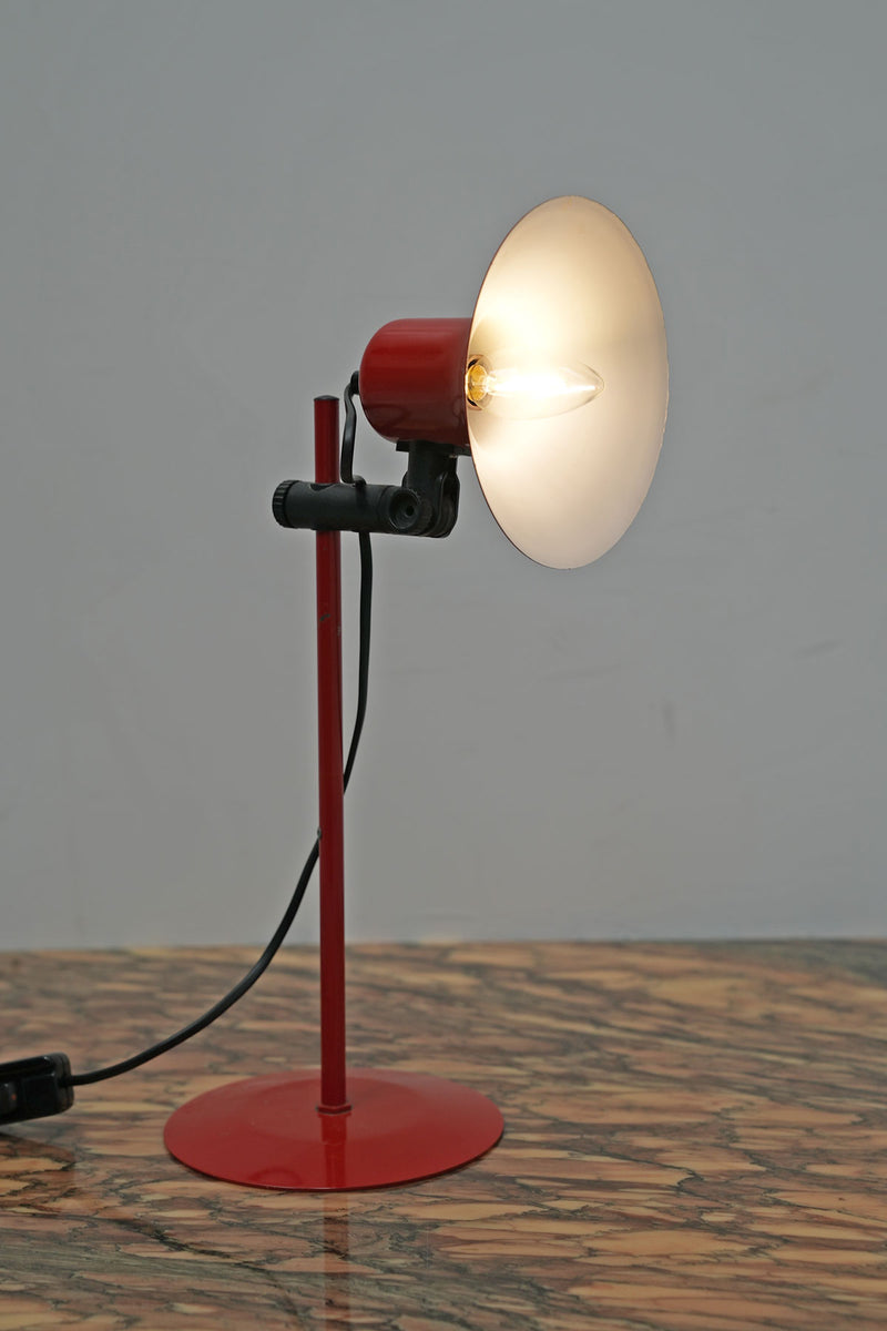 Enameled Desk Lamp Danish, 1960's