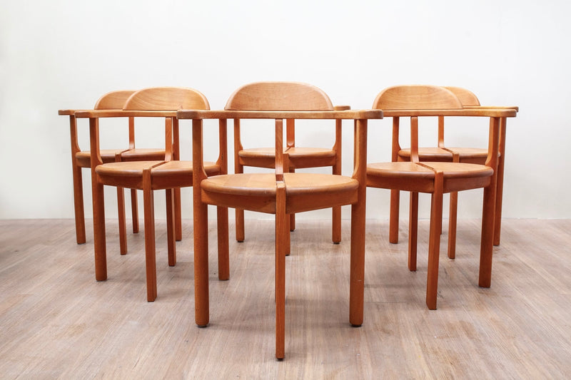 Brahlstorf Dining Chairs in Beech, Germany 1970's