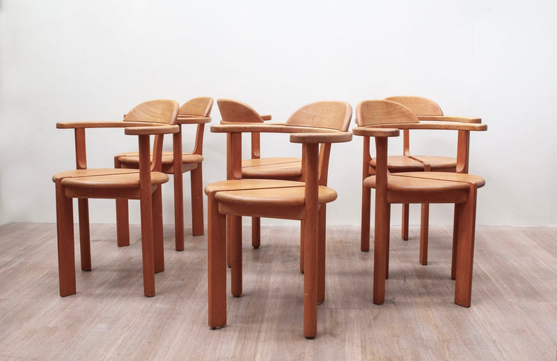 Brahlstorf Dining Chairs in Beech, Germany 1970's