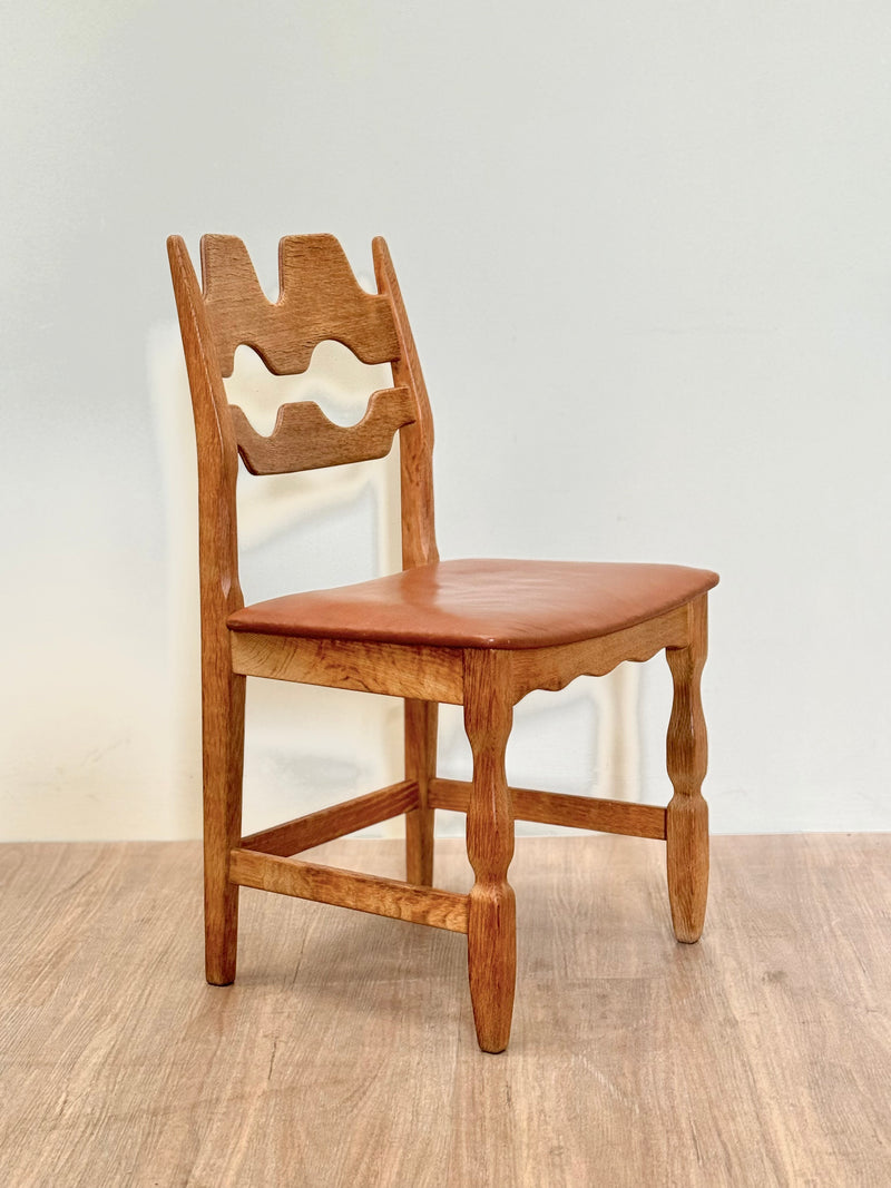 Single Razor Back Dining Chairs by Henning Kjærnulf, Danish