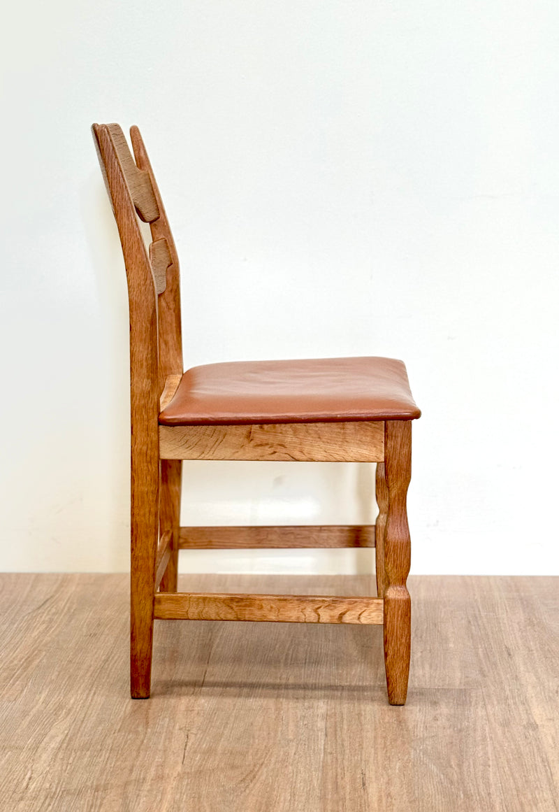 Single Razor Back Dining Chairs by Henning Kjærnulf, Danish