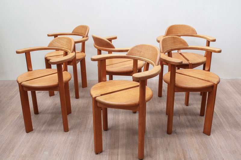 Brahlstorf Dining Chairs in Beech, Germany 1970's