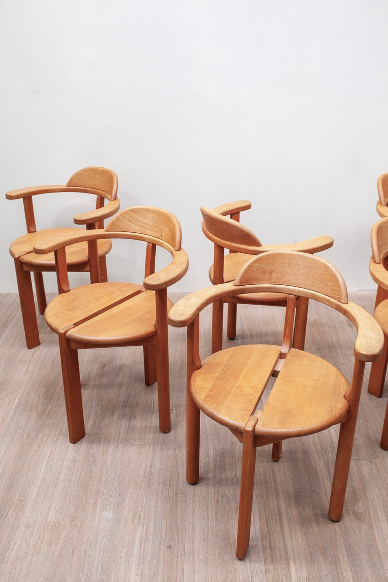 Brahlstorf Dining Chairs in Beech, Germany 1970's