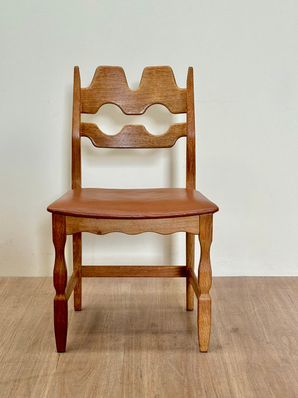 Single Razor Back Dining Chairs by Henning Kjærnulf, Danish