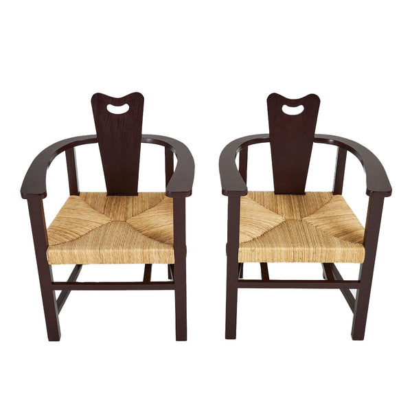 Abingwood Style, Pair of Armchairs, Scandinavia 20th C