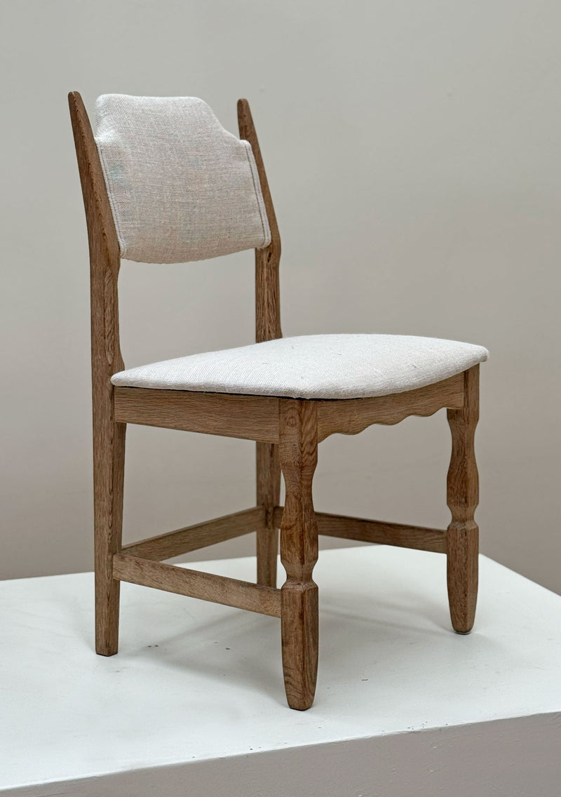Razor Fabric Back Dining Chairs by Henning Kjærnulf, Danish 1960's