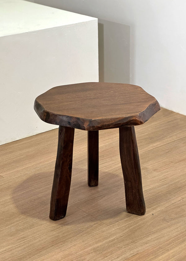Brutalist Hexagonal Side table, France c1970's