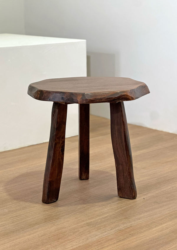 Brutalist Hexagonal Side table, France c1970's