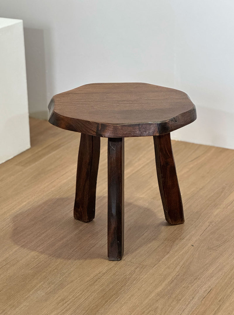 Brutalist Hexagonal Side table, France c1970's