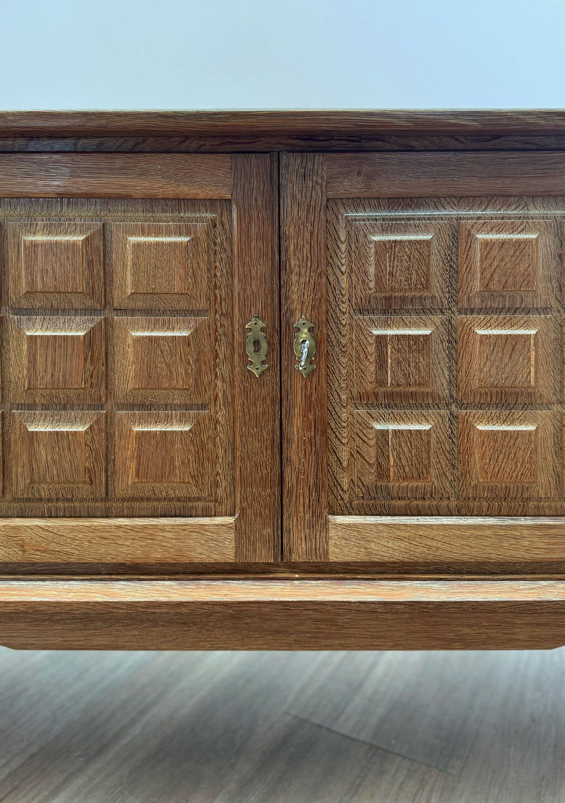 Brutalist Danish Oak Sideboard, 1960's