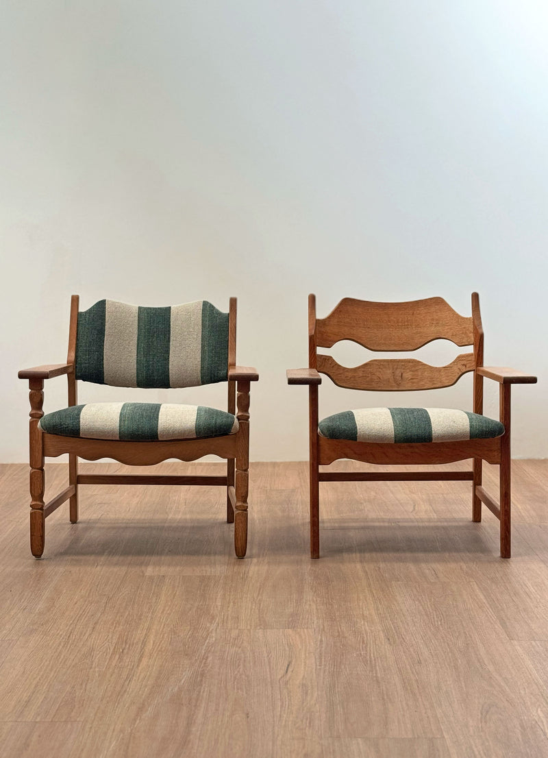 Razor Blade Armchairs by Henning Kjærnulf, Denmark, 1960s