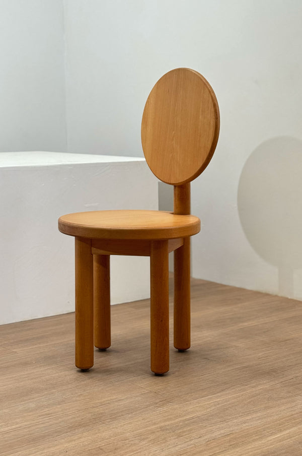 Post Modern Birch Dining Chairs, France 1980's