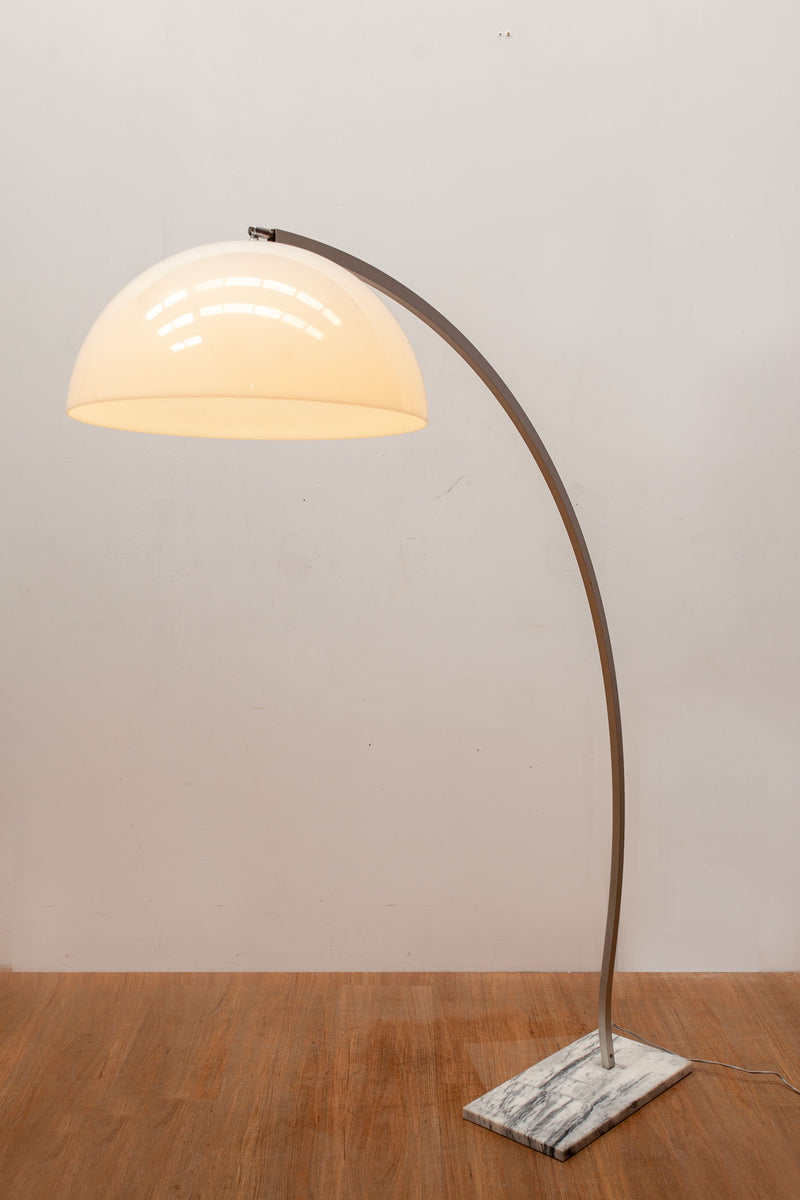 Mid Century Arched Floor Lamp, Italy