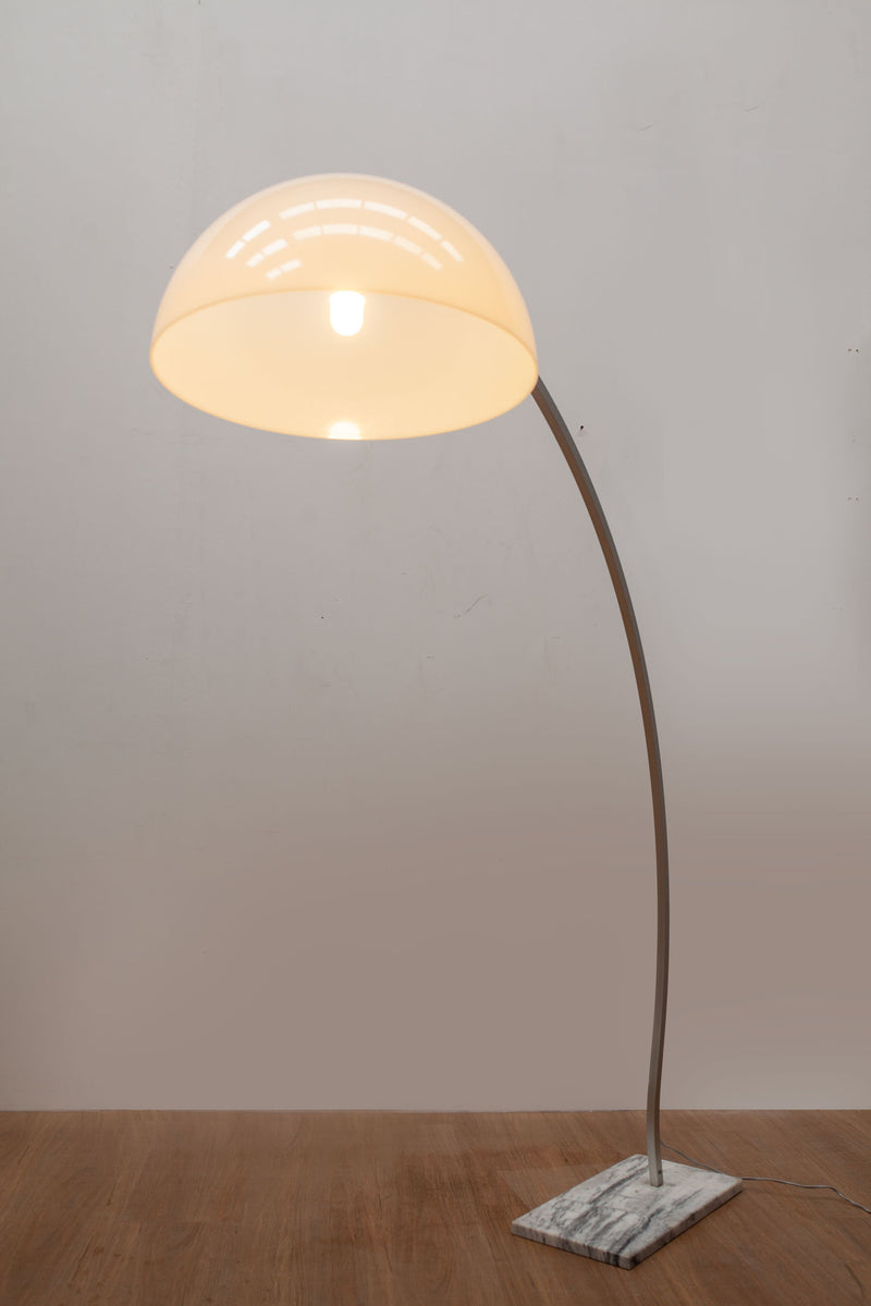 Mid Century Arched Floor Lamp, Italy