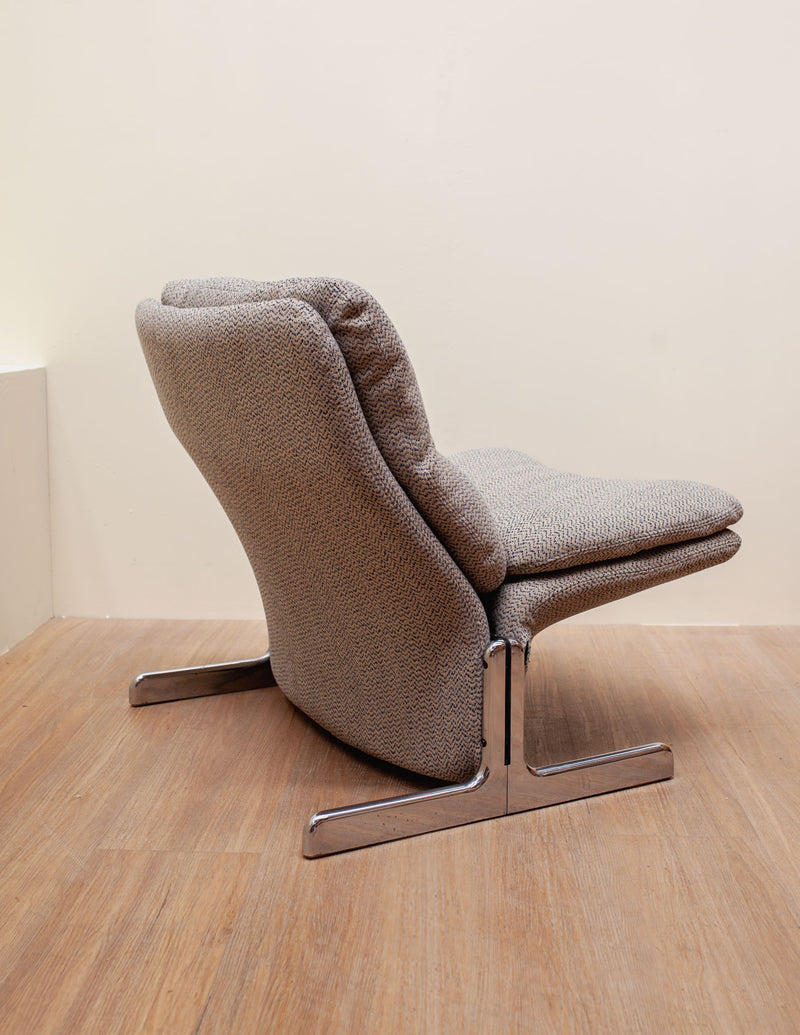 Brunati Sandwich Lounge Chair By Ammanati & Vitelli, 1970's