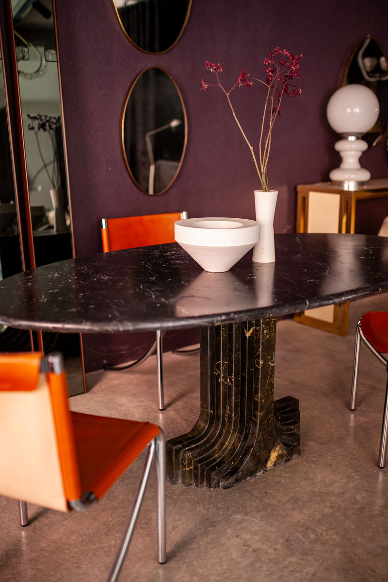 Samo Table ‘Samo’ Black Marble Dining Table By Carlo Scarpa, Italy 70's – CCSS TM
