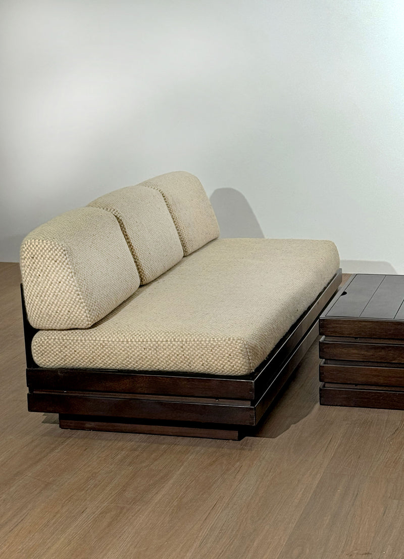 Maison Regain Sofa & Table, France, 1970's