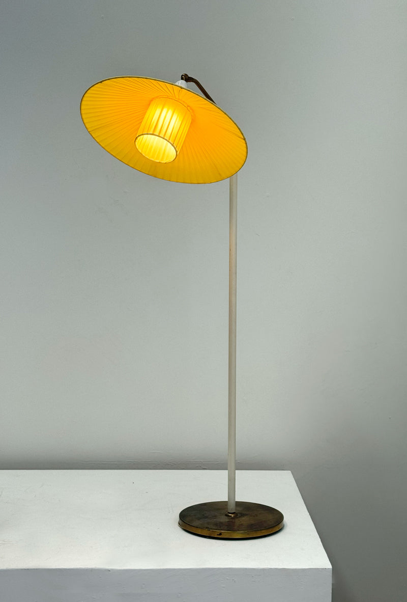 Pleated Scandinavian Floor Lamp, 1950's
