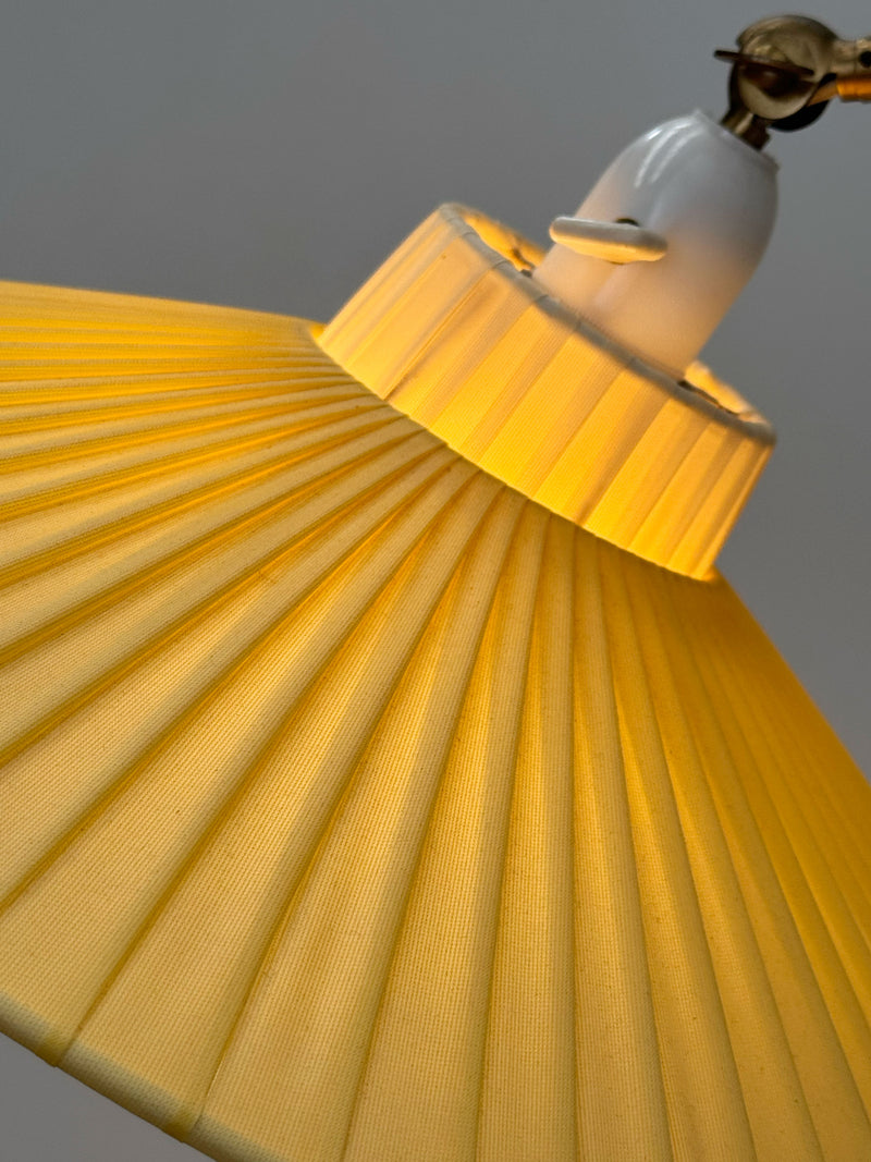 Pleated Scandinavian Floor Lamp, 1950's