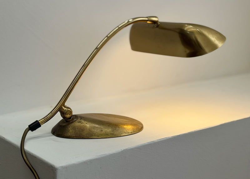 Brass Bauhaus Piano Lamp, Germany 1950's
