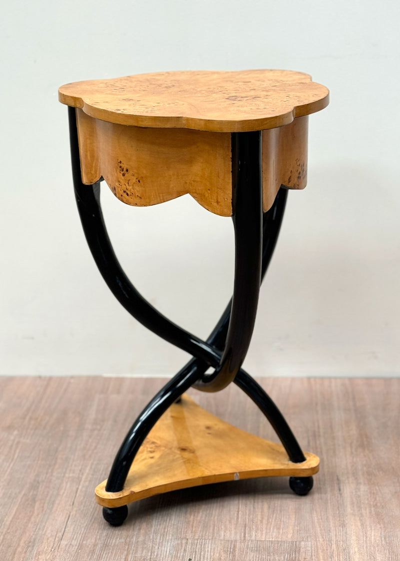 Birch, Art Deco Side Table, Scandinavian