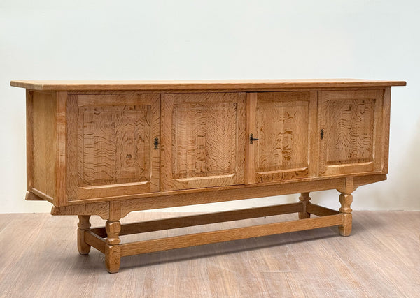 Sideboard in Solid Acid Oak, Denmark, 1960's