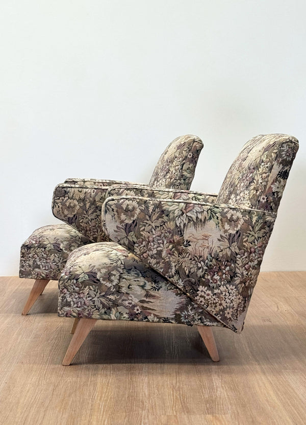 Pair of Modernist Armchairs, 1950's
