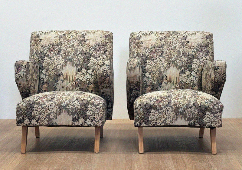 Pair of Modernist Armchairs, 1950's