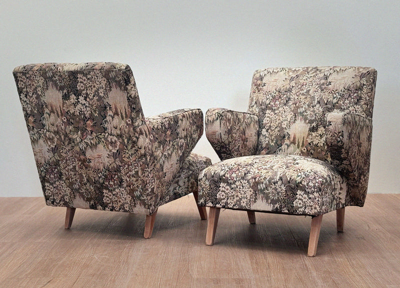 Pair of Modernist Armchairs, 1950's