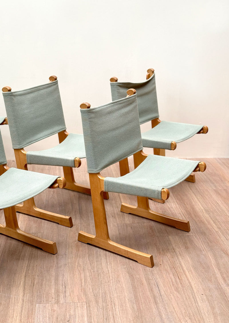 Vintage Danish Modern Oak Dining Chairs by Ditte & Adrian Heath