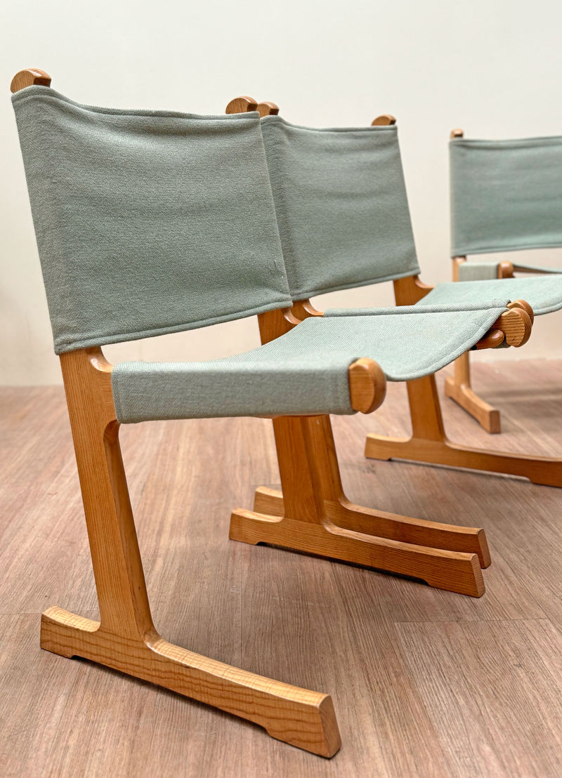 Vintage Danish Modern Oak Dining Chairs by Ditte & Adrian Heath