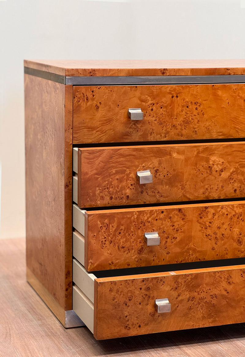 Chest of Drawers by Willy Rizzo, Italy 1970's