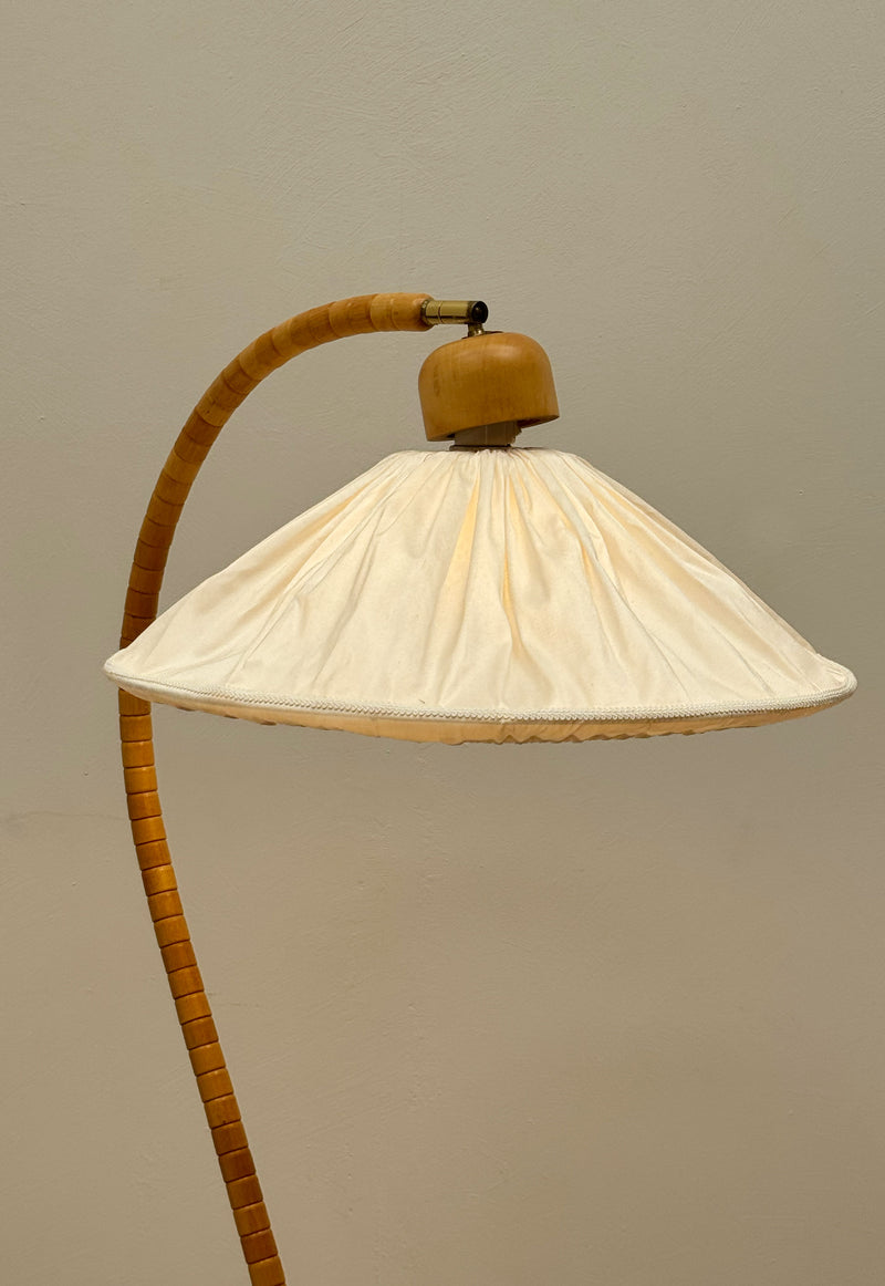 Markslöjd Swedish Bentwood Floor Lamp, 1970's