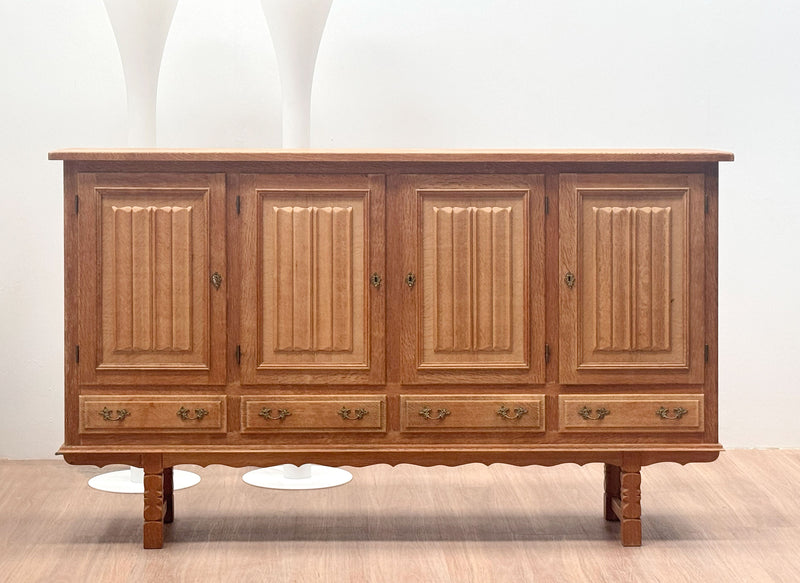 Vintage Danish Oak Sideboard, 1960's