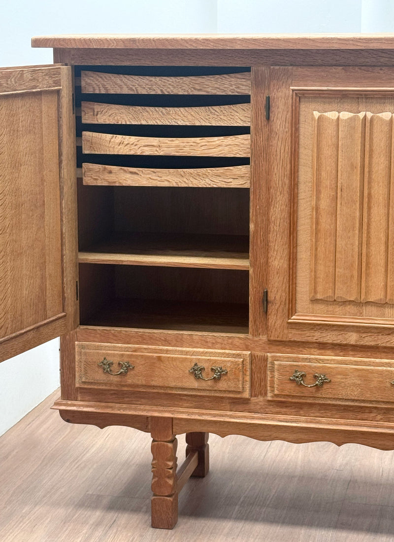 Vintage Danish Oak Sideboard, 1960's