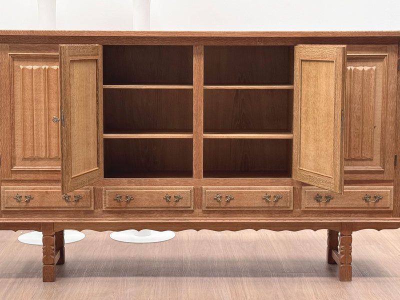 Vintage Danish Oak Sideboard, 1960's
