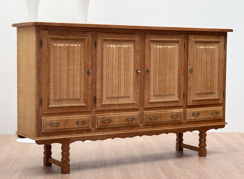 Vintage Danish Oak Sideboard, 1960's