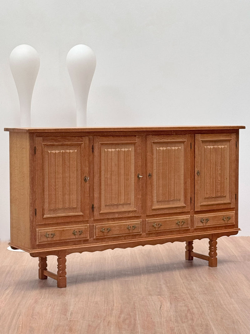 Vintage Danish Oak Sideboard, 1960's