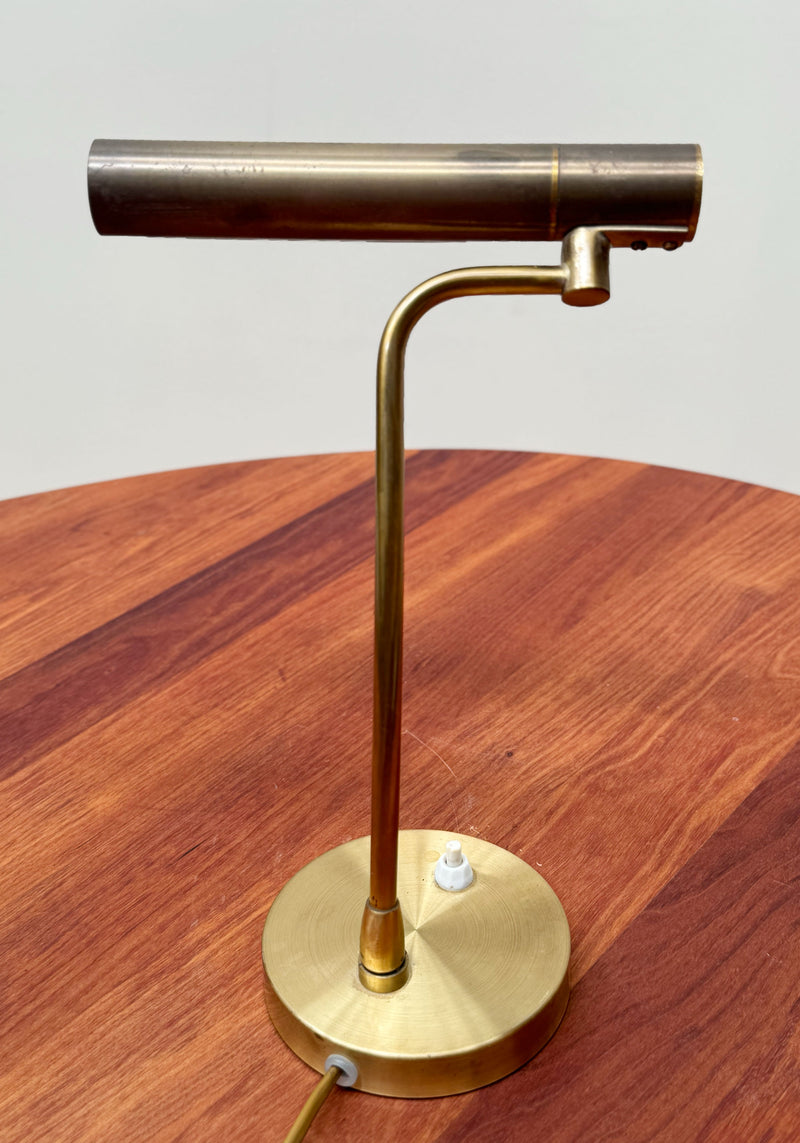 Swedish Modern Bankers Lamp by Asea, 1940's