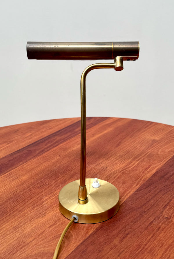 Swedish Modern Bankers Lamp by Asea, 1940's