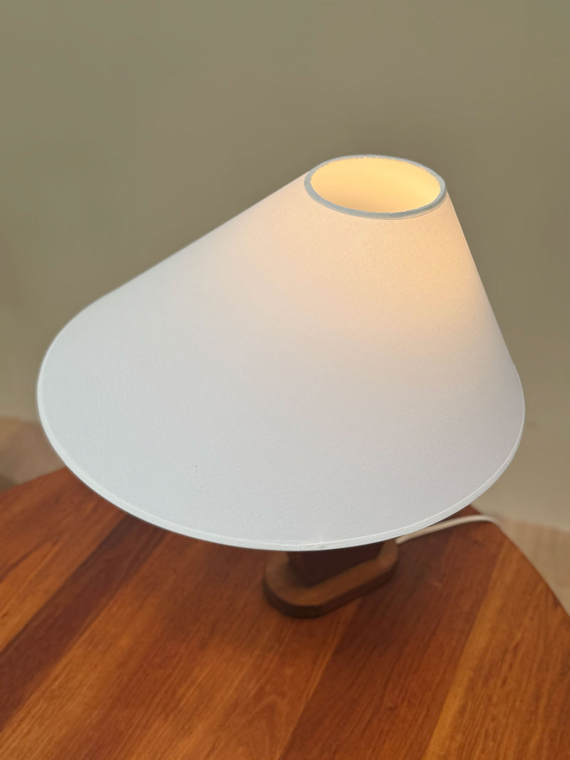 Organic Shape Teak Lamp Danish, 1960's