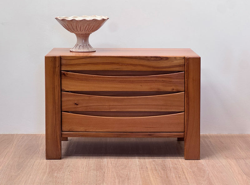 Maison Regain Chest of Drawers in Solid Elm, French 1970's