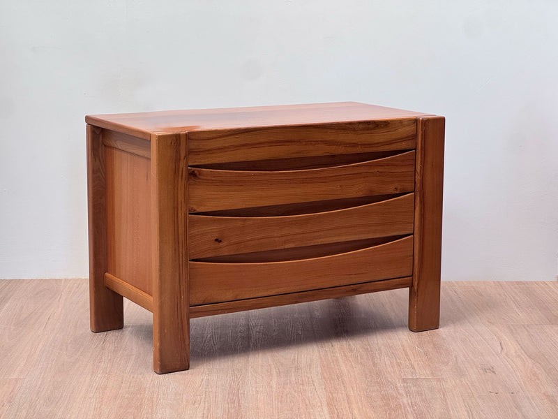 Maison Regain Chest of Drawers in Solid Elm, French 1970's