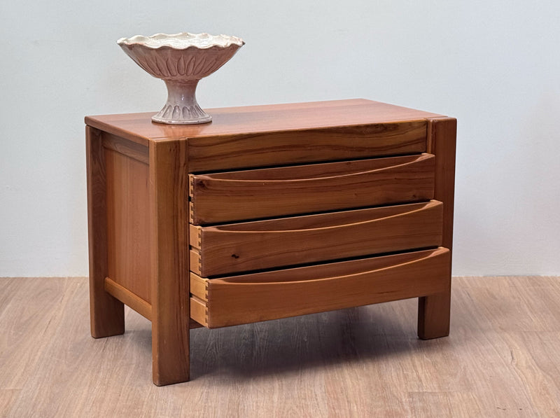 Maison Regain Chest of Drawers in Solid Elm, French 1970's